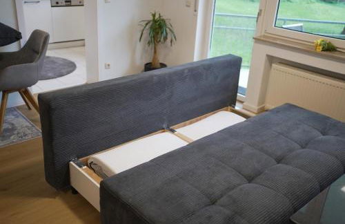 Apartment Ferienwohnung mit Grünem Blick Terrasse & Neu saniert Bordinghaus 24h Check-In in Freudenberg am Main - Foto 64