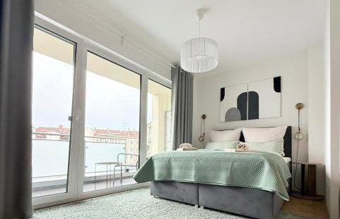 Schickes Apartment mit Balkon nähe Hbf-Lift-Zentrum - Foto 1