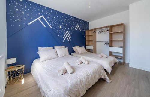 Bleu Océane - Wifi - Gare - 3 lits - Tout équipé - Foto 7