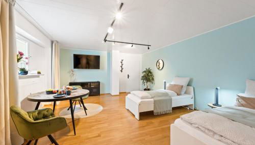 1BR 2Beds - kleiner privater Innenhof- Barrierefrei! -frisch saniert - Mozart EINS - Foto 2