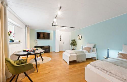 1BR 2Beds - kleiner privater Innenhof- Barrierefrei! -frisch saniert - Mozart EINS - Foto 2