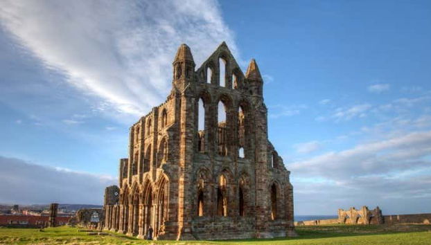 Fachada de la abadía de Whitby