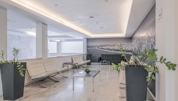 Zona de estar del vestíbulo