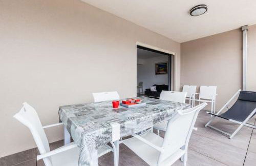 T2 d'exception 100m plage terrasse vue mer et montagnes - Foto 18