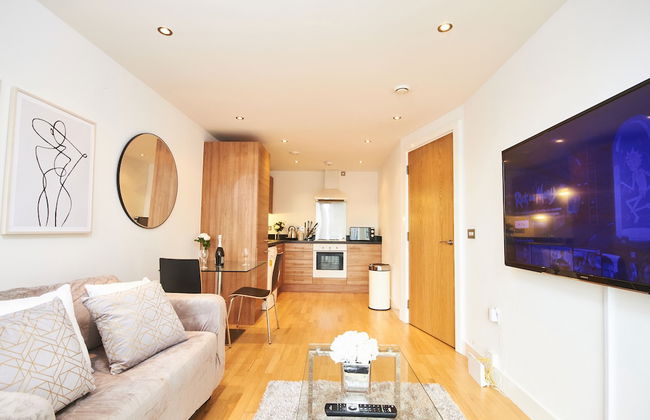 Modern Deluxe Leeds City Apt Balcony View - Foto 19