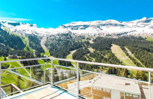 Penthouse 3-bedroom apartment, mountain views, large terrasse, piste access - Photo 76