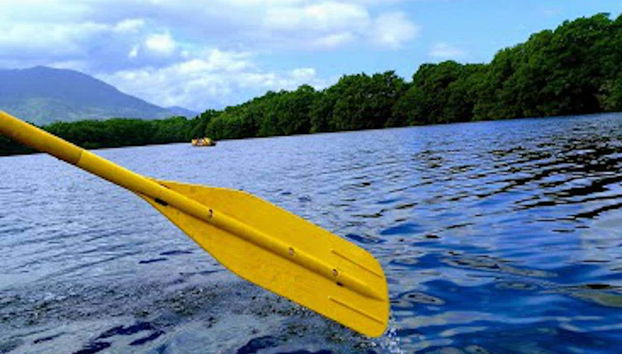 Paddling in the Cacao Lagoon
