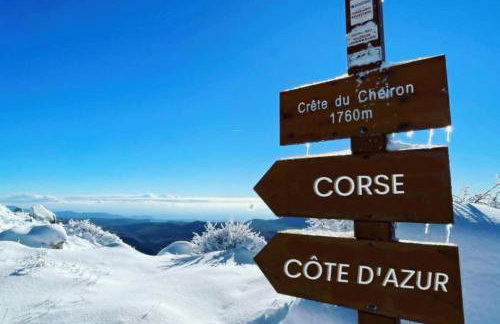 Le Cube Alpin - Cosy Studio - Vue Montagne - Gréolières les Neiges - Foto 37