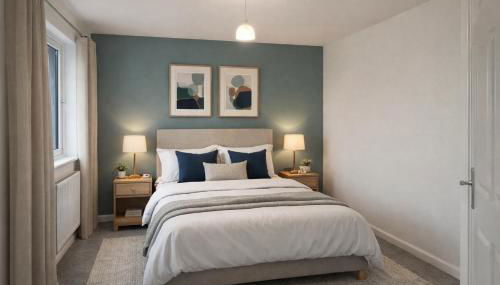 Sleeps 8 Four Bed Contractor Group House Corby Parking - Photo 5