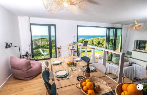 Villa Ponant 5 étoiles à Doëlan, piscine face mer - Foto 3