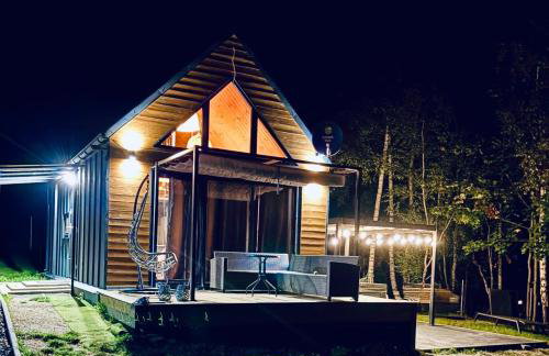 Zaciszna Idylla Domek z jacuzzi nad Jeziorem Złotnickim Karłowice - Photo 1