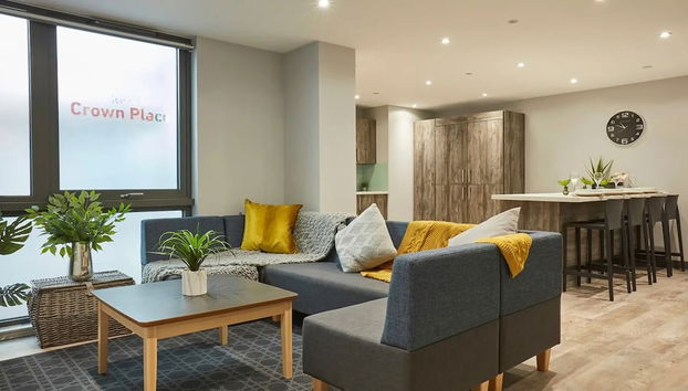 Student Only Crown Place Norwich - Foto 2, Sala de estar do lobby