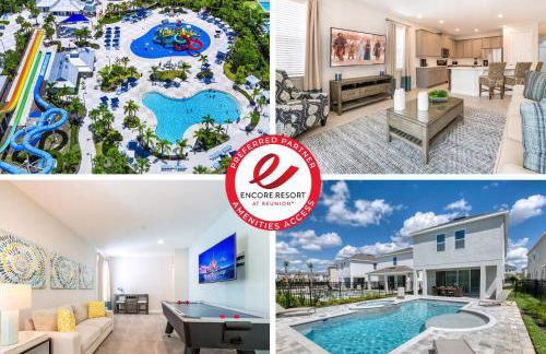 Cozy Home With Private Pool, Air Hockey Table Near Disney With Waterpark & Resort Access At Encore Resort - 7702Gr - Foto 1