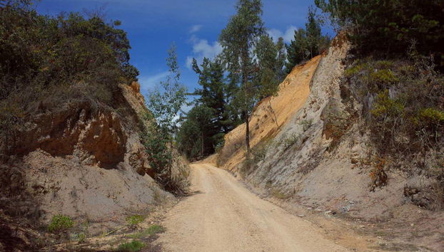 Dirt roads in Suesca