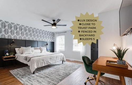 Lux Home-mins to Truist Park wKing pet friendly - Foto 20