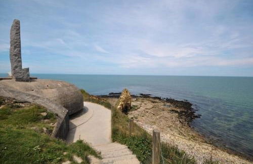 GITE A THEME D-DAY - situé à 15mn d'Omaha Beach - Animaux OK - Terrain clos - Aucuns voisins - WIFI - Foto 42