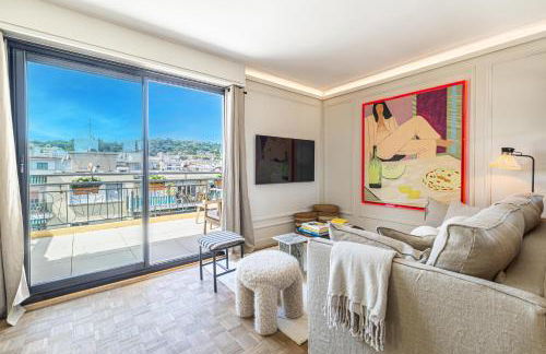 Luxurious penthouse, 2 bedroom suites, 3 spacious terraces, gorgeous views of mountains and sea, - Foto 21