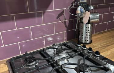 Cozy Four-Bedroom Home with Hot Tub, Garden, CONTRACTORS WELCOME - Close to Shops, Restaurants, Hospital and Park - Photo 25