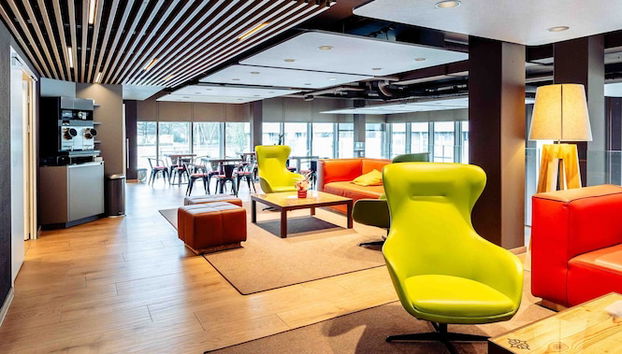 Zona de estar del vestíbulo