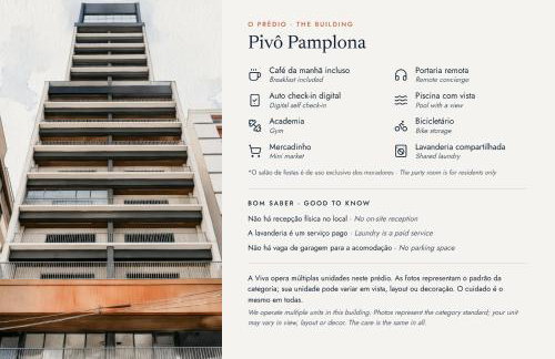 Pivô Pamplona by Viva - Apartamentos novos e espaçosos ao lado da Av Paulista - Photo 29