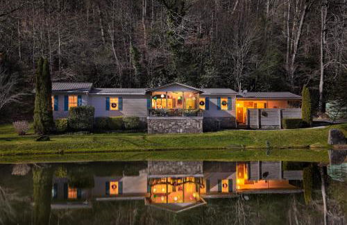 Twin Ponds Retreat-pond Hot Tub Fire Pit Game Room Pet Friendly - Foto 42