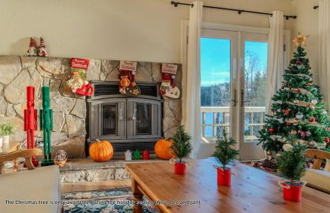 Lakefront Villa with 180 degree view private dock and boats - Foto 14