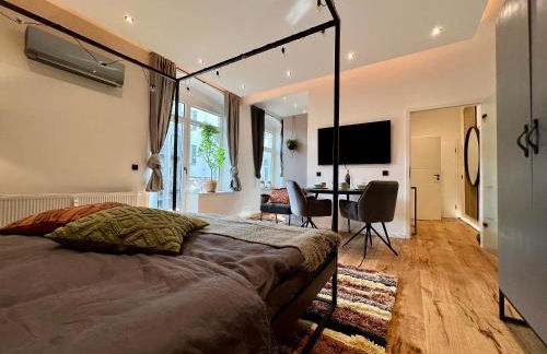 EDLER WOHNRAUM Luxuriöses Studio im Zentrum mit Balkon, Kaffeevollautomat, Klima & Parkplatz - Foto 10