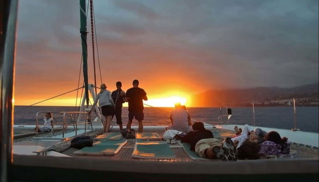 Avistamiento de cetáceos al atardecer - Foto 2