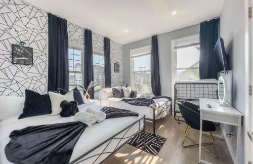 Stylish Secret, 1 FREE Parking, Sleeps 8, Walk to train and Red Bull Arena, 20 Percent OFF - Foto 34