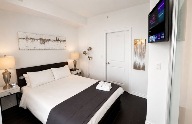 Quiet Medical Stay Condo - Walk to Hospitals, Uhn, Sickkids - Fast Wifi, Balcony - Foto 9