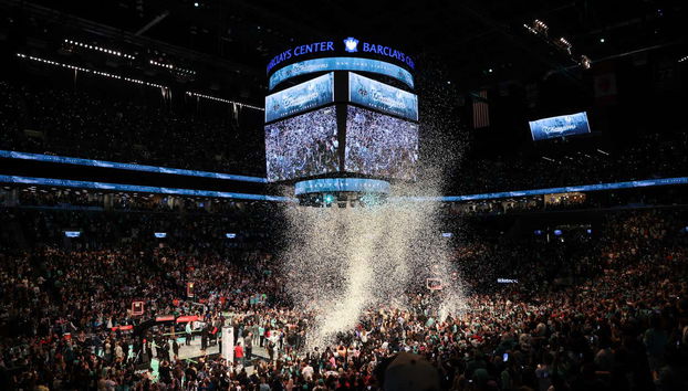 ¡Bienvenidos al partido de la NBA!