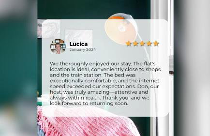 Luxury Balcony Penthouse with 4K TV and Soundbar - Foto 21