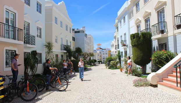 Durante una de las paradas del tour