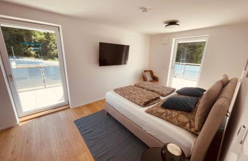 Exklusives Penthouse mit Whirlpool, Panoramaterrasse, Kino & Tischfußball für bis zu 8 Personen - Foto 19