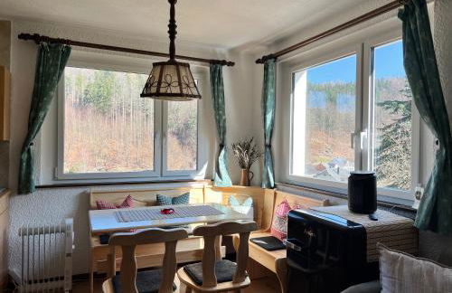 Urige Berghütte mit Kamin und Sauna im Erzgebirge nahe Schwarzwassertal - Foto 12