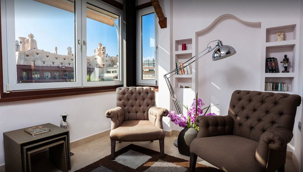 Zona de estar del vestíbulo