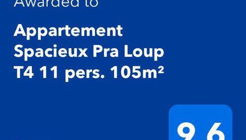 Appartement Spacieux Pra Loup T4 11 pers. 105m² - Foto 4