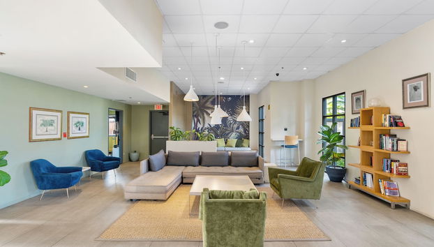 Sala de estar do lobby