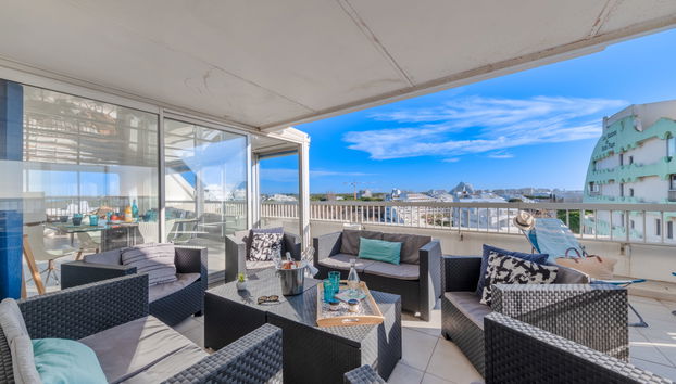 Apartment Les Marines de Haute-Plage-5 by Interhome - Foto 4, Terrace