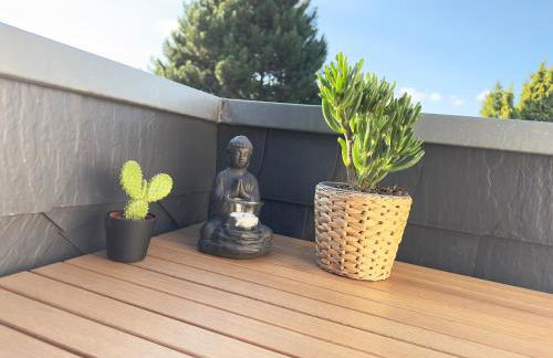 Möbliert-nahe STARLIGHT EXPRESS in Bochum -WLAN-Netflix-Loggia oder Terrasse - Foto 3