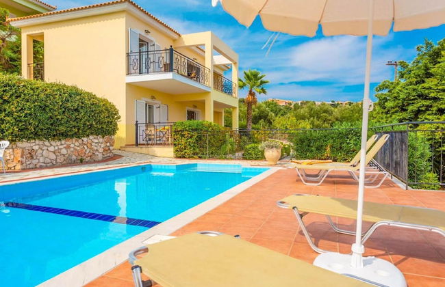 Skala Villa Yellow Large Private Pool Walk to Beach Sea Views A C Wifi - 2826 - Photo 11