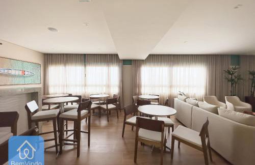 Studio Lindo e Finamente Decorado com Vista Mar - Foto 22