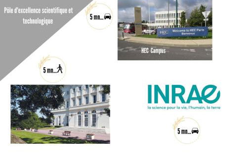 Confort et Nature, Duplex Idéal à Jouy-en-Josas, Parking gratuit, 25 mn orly, 10 mn Versailles - Foto 20