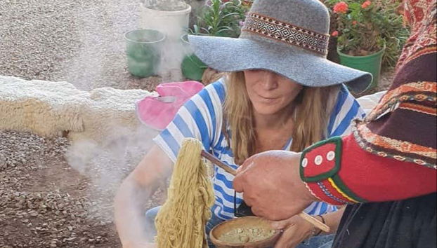 Realizaremos un taller de tejido andino