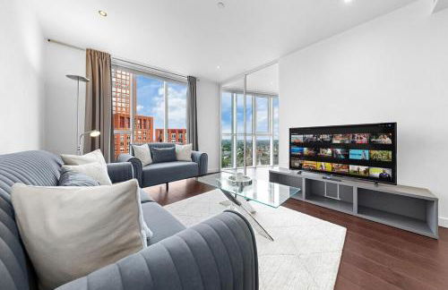 2 BR Apt By Regal Realms Short Lets & Serviced Accommodation London 18th Floor Sky View with Rooftop Access & Gym - Foto 6