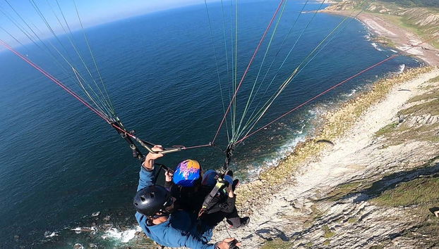 Contemplando el mar desde las alturas