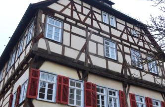 Twin room in a historic half-timbered house - Foto 31
