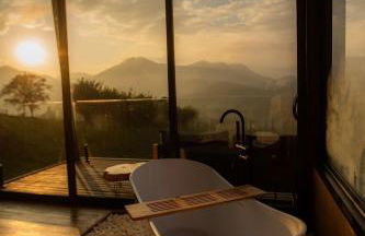 Cabana Tekoá - Teto de vidro e telão de cinema - Foto 5