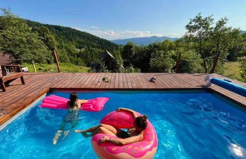 Przysiółek Flądrówka - Dom na odludziu z widokiem na Gorce i Tatry - Foto 21