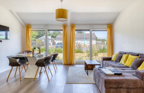 L Apparté Beau 2 chb moderne avec jardin privé parking proche centre Évreux - Foto 24